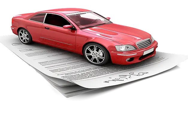 car-on-newspaper